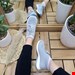  کفش کتونی صورت زنانه و دخترانه مدل ساقدار جورابی اسکیچرز