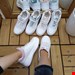  کفش کتونی اسپرت ونس مدل  suptme سفید صورتی