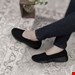 کفش طبی و  پیاده روی زنانه  بی نهایت راحت و سبک رنگ مشکی کد1108