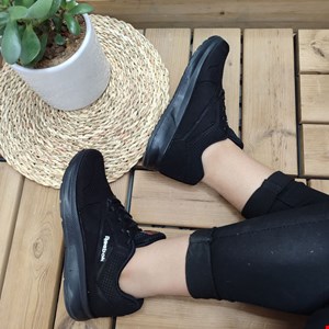 کفش اسپرت زنانه دخترانه تمام مشکی مدل Reebokکد1114