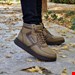 نیم بوت پسرانه و مردانه رنگ زیتونی 