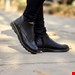 کفش نیم بوت های مردانه پسرانه بغل زیپ رنگ مشکی  فوق العاده زیبا کد 2151