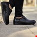 کفش مجلسی طبی مناسب روز پدر با کیفیت فوق‌العاده عالی رنگ مشکی کد 2160