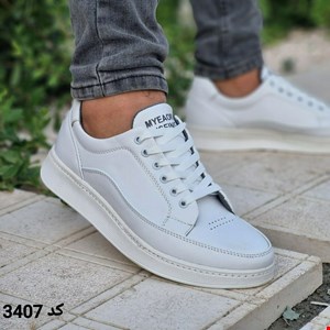 کفش کتونی اسپرت مدل ونس مردانه و پسرانه رنگ سفید کد3407