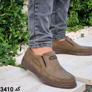 کفش مردانه مجلسی زیره طبی رنگ قهوه‌ای کد3410
