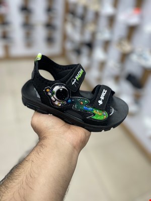 صندل بچه گانه مشکی زیبا طرح فضایی